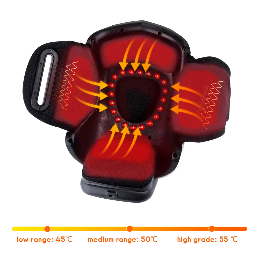 Infrared Heating Knee Massager Electric Air Pressure Physiotherapy Kneecap Treasure Shoulder Elbow Massage Joint Pain Relief