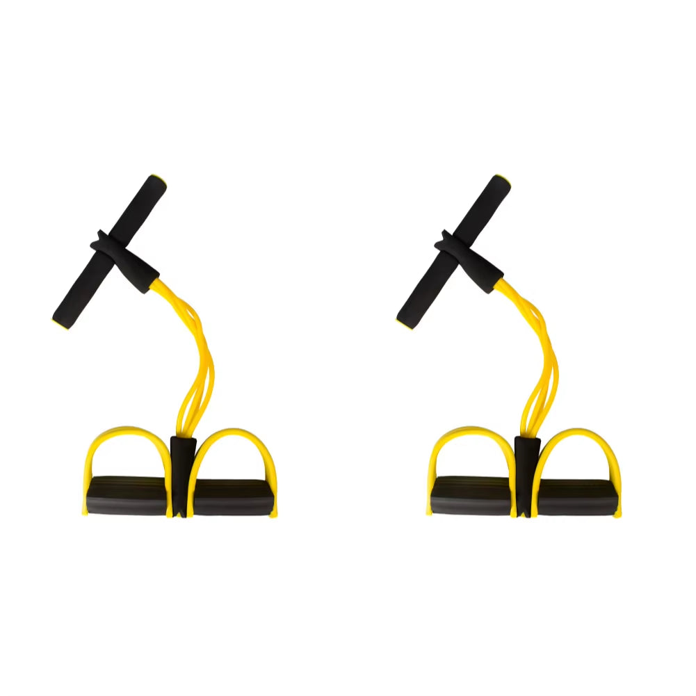 TPE Puller Pedal Ankle Abdominal Exerciser Sit-Up Pull Rope Expander Elastic Bands Home Gym Sport Training Fitness Equipment