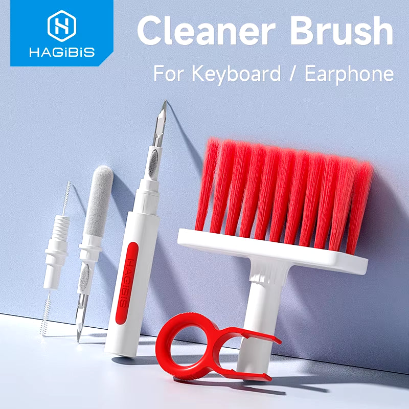 Keyboard Cleaning Brush Computer Earphone Cleaning Tools Keyboard Cleaner Keycap Puller Kit for PC Airpods Pro 1 2