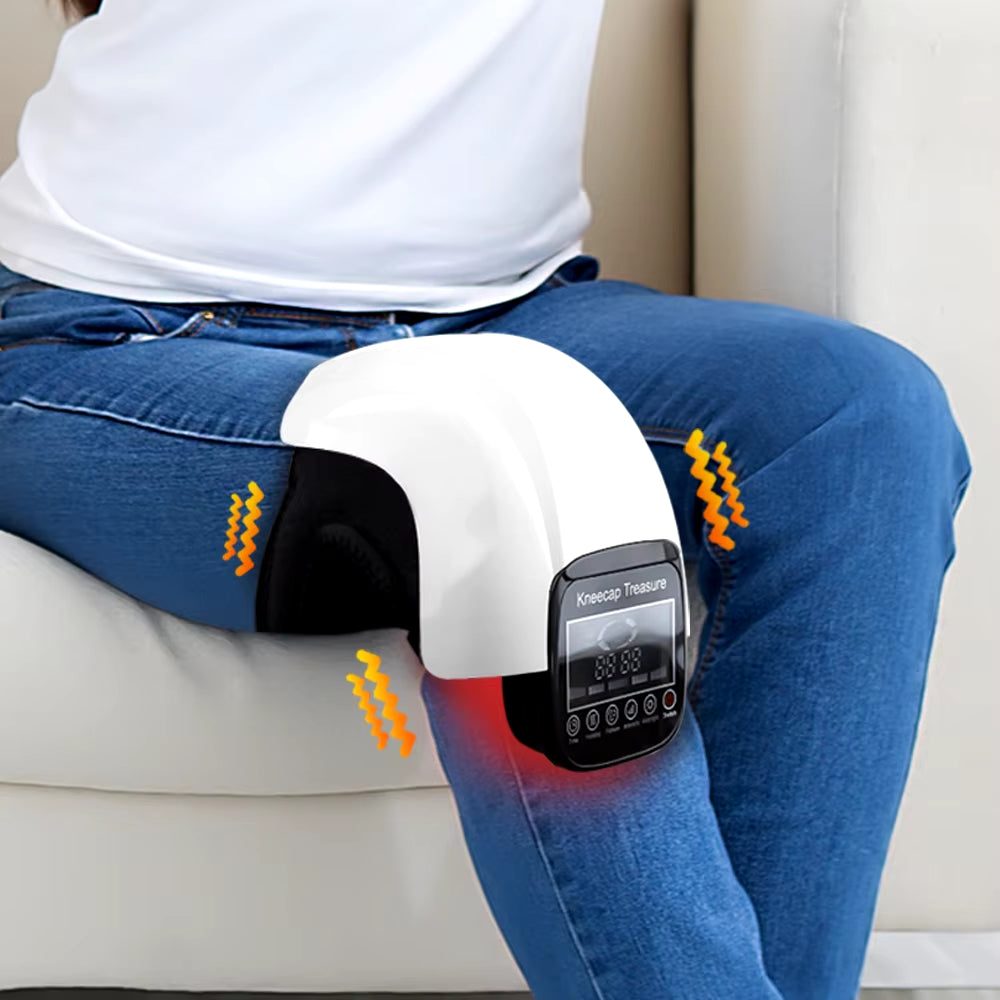 Infrared Heating Knee Massager Electric Air Pressure Physiotherapy Kneecap Treasure Shoulder Elbow Massage Joint Pain Relief