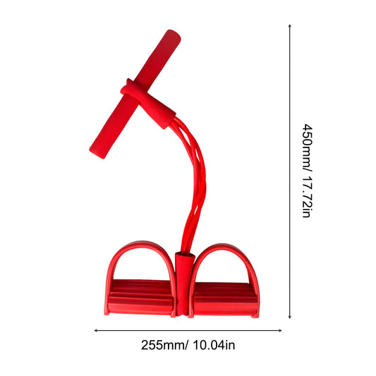 TPE Puller Pedal Ankle Abdominal Exerciser Sit-Up Pull Rope Expander Elastic Bands Home Gym Sport Training Fitness Equipment